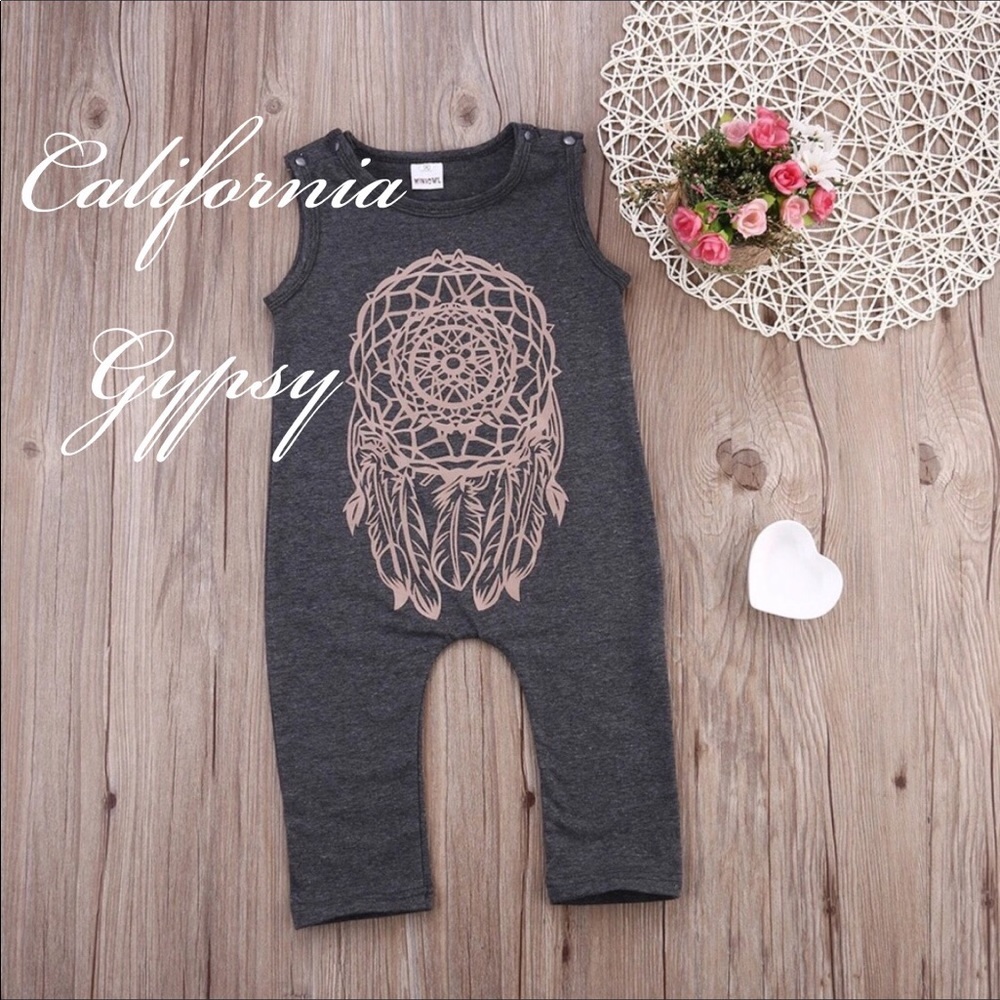 HP🏆boho dreamcatcher romper🌼 - Picture 5 of 6